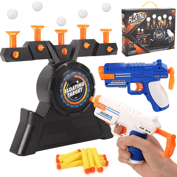 Nerf Compatible Floating Ball Target Set with Foam Guns Blaster Toy Gun