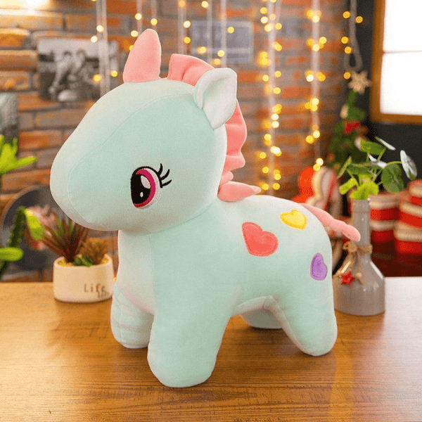 15" Luminous LED Unicorn Fluffy Plush Toy