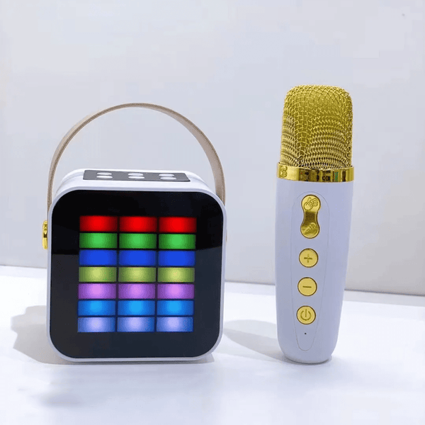 Mini Karaoke Machine with Colorful Design and HiFi Sound