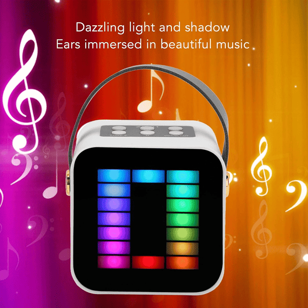 Mini Karaoke Machine with Colorful Design and HiFi Sound
