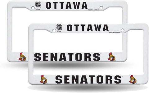 Ottawa Senators NHL Raised Lettering White Plastic -  2 Sets