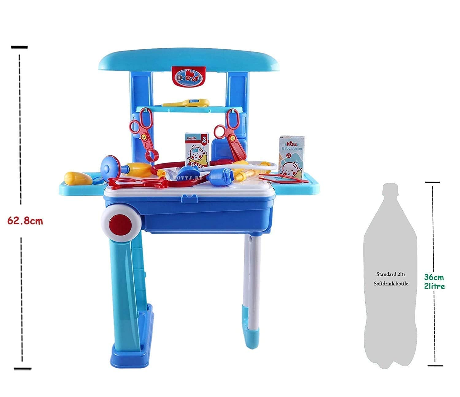 2 IN 1 Little Doctor Playset With Suitcase
