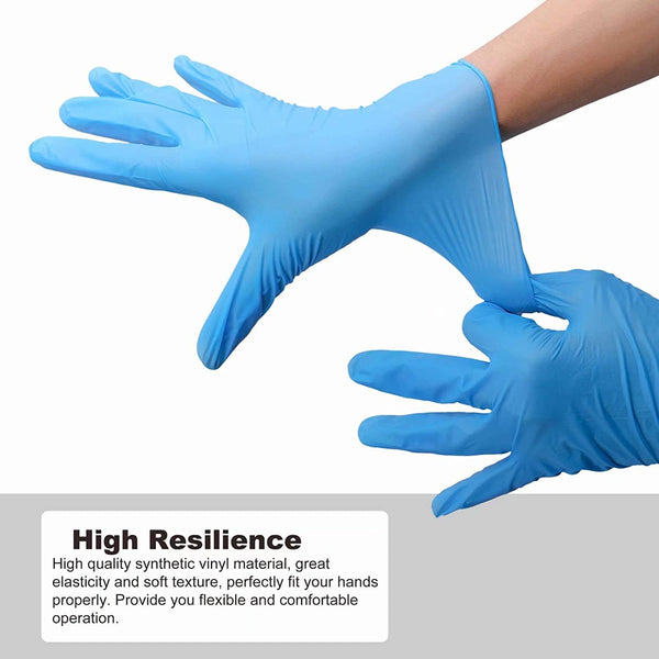 Blue Nitrile Powder Free Gloves - X-Large