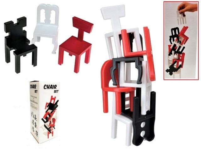 Plastic discount chairs game