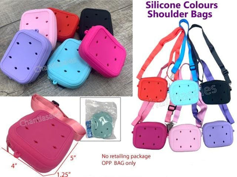 Silicone Square Shoulder Bags - Available In Different Colours