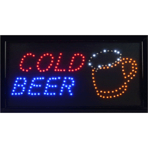 LED Sign - Cold Beer