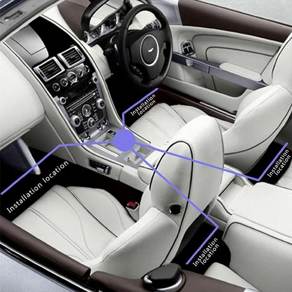 Automotive - Atmospheric RGB Car Interior Lighting System With Remote Control