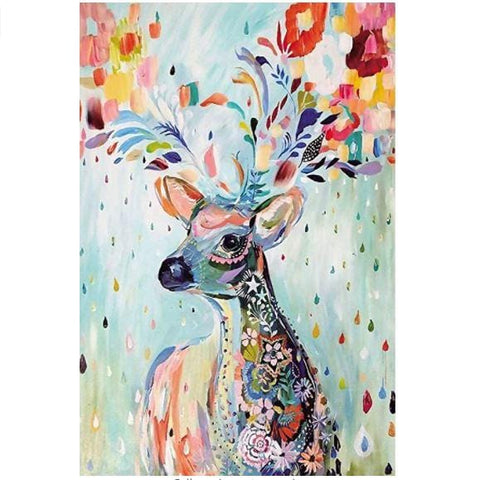 "Colorful Deer" - 1000 Pieces Jigsaw Puzzles