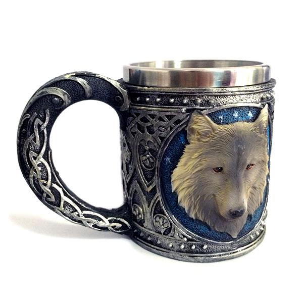 Kitchen - Mystical Wolf Stainless Steel Drinking Mug