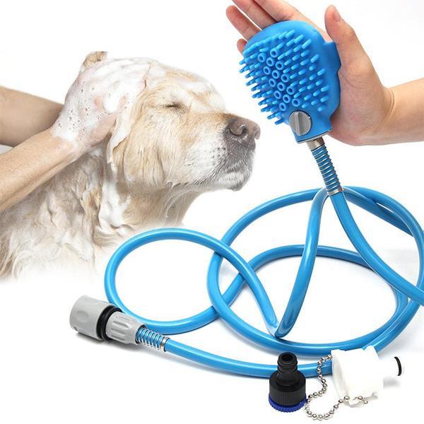 2-In-1 Pet Shower Sprayer And Scrubber Hose