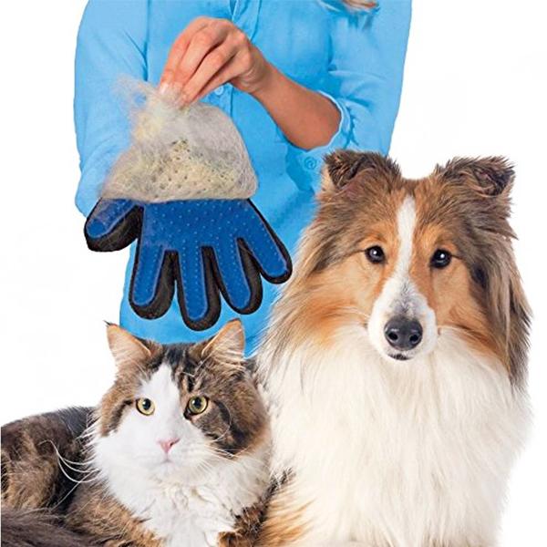 Pets - True Touch Five-Finger Deshedding Pet Glove