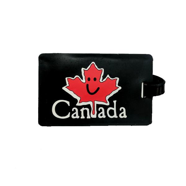 Travel - 2 Pack: Canadian Silicone Luggage Tags