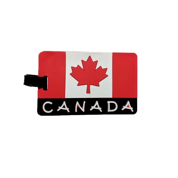 Travel - 2 Pack: Canadian Silicone Luggage Tags