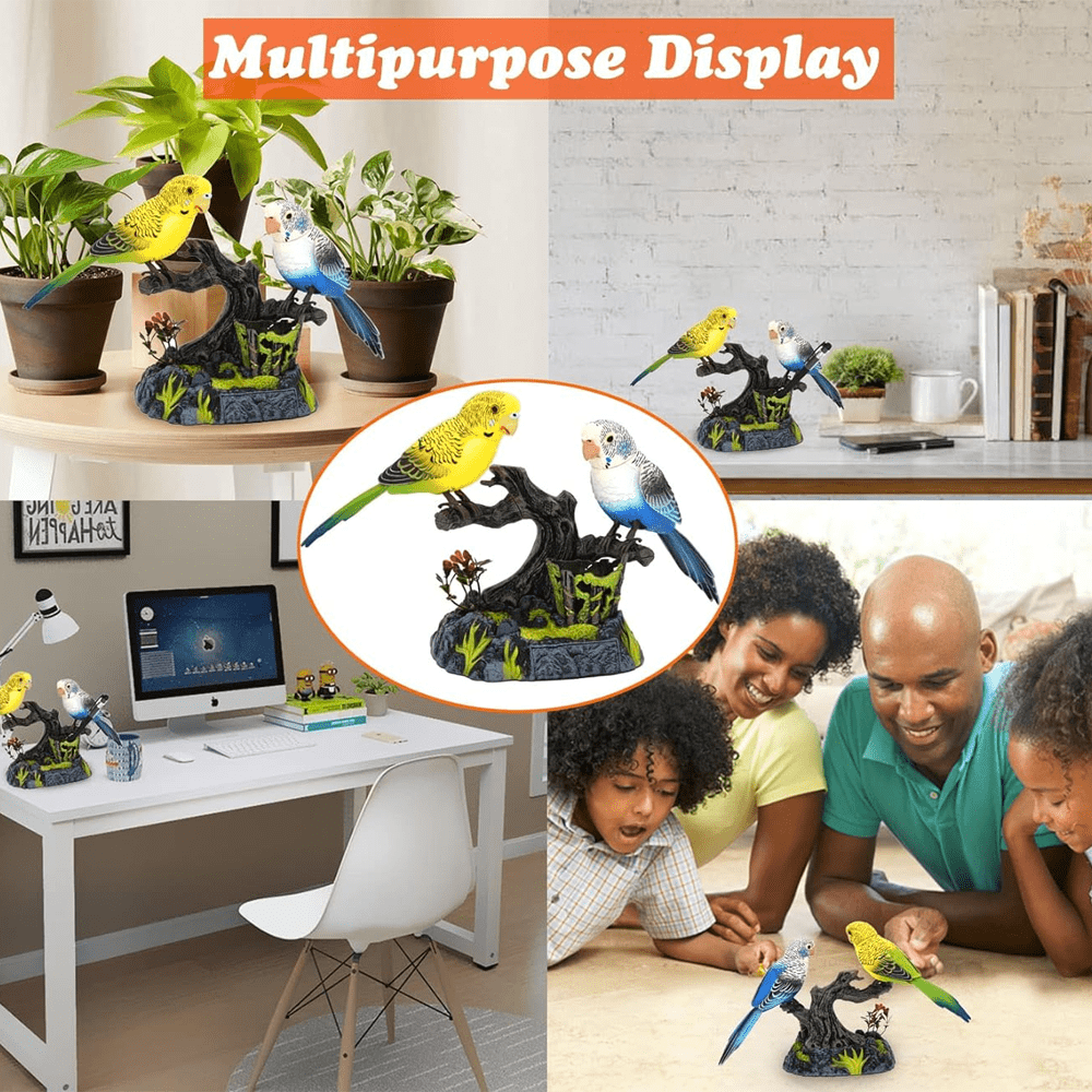 Dynamoelectric Singing Chirping Bird with Pen Holder