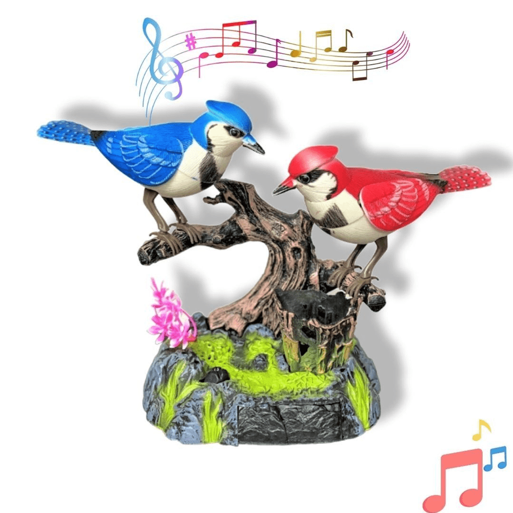 Dynamoelectric Singing Chirping Bird with Pen Holder