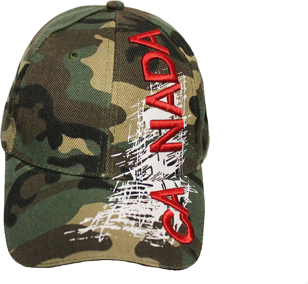 Limited Edition Camo Valiant Maple Leaf Stitched & Embroidered Baseball Cap