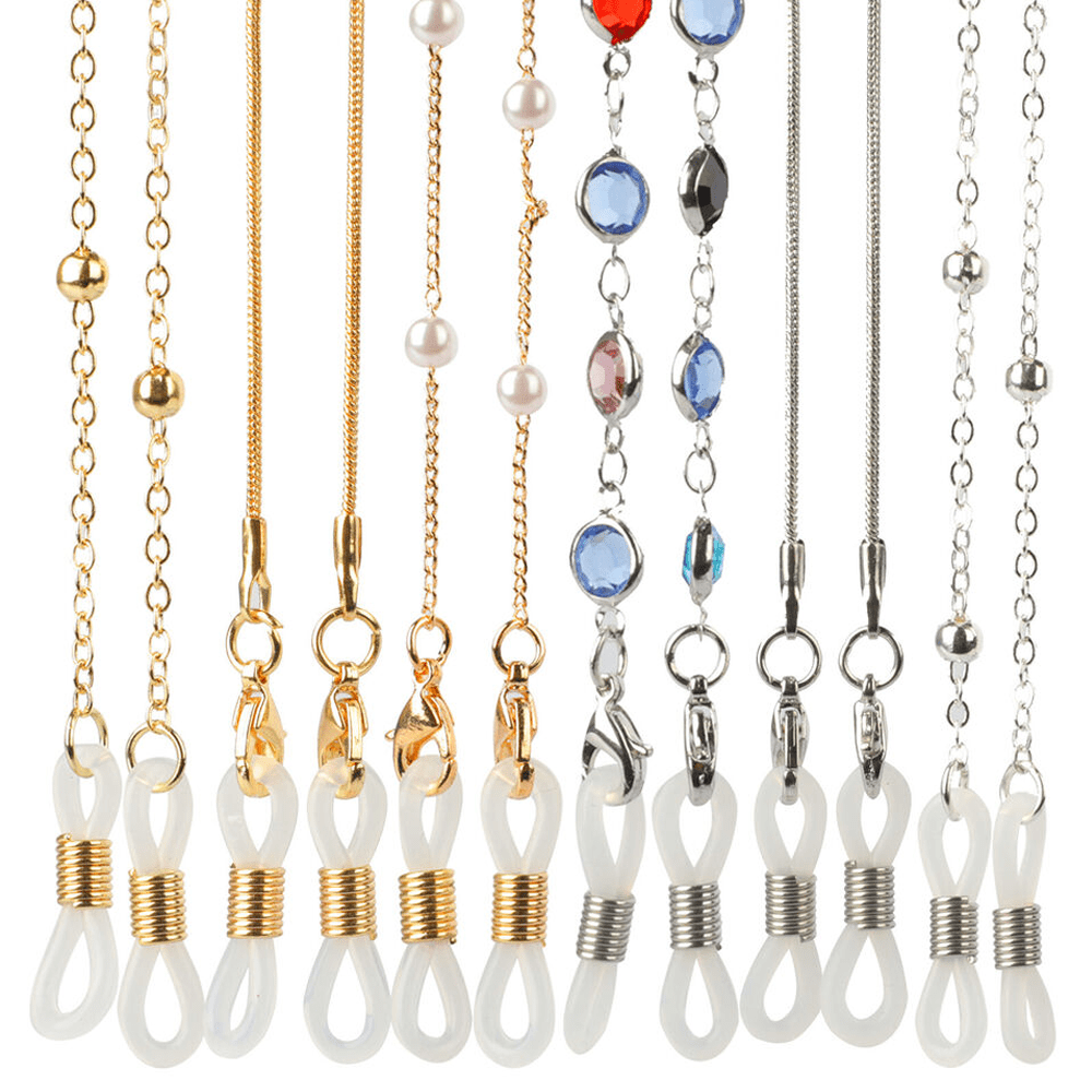 6 PIECE BOHO-CHIC EYEGLASS CHAIN LANYARD