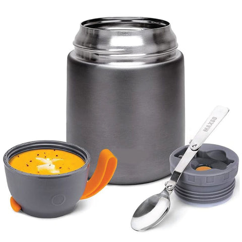 Zoom Insulated Thermos Food Jar 17oz, BPA Free, Keeps Food Hot or Cold for Hours Leak-Proof Lid