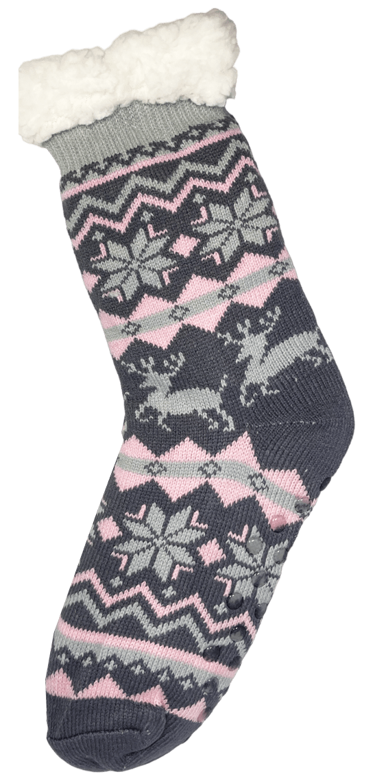 REINDEER WINTER SHERPA THERMAL SOCKS