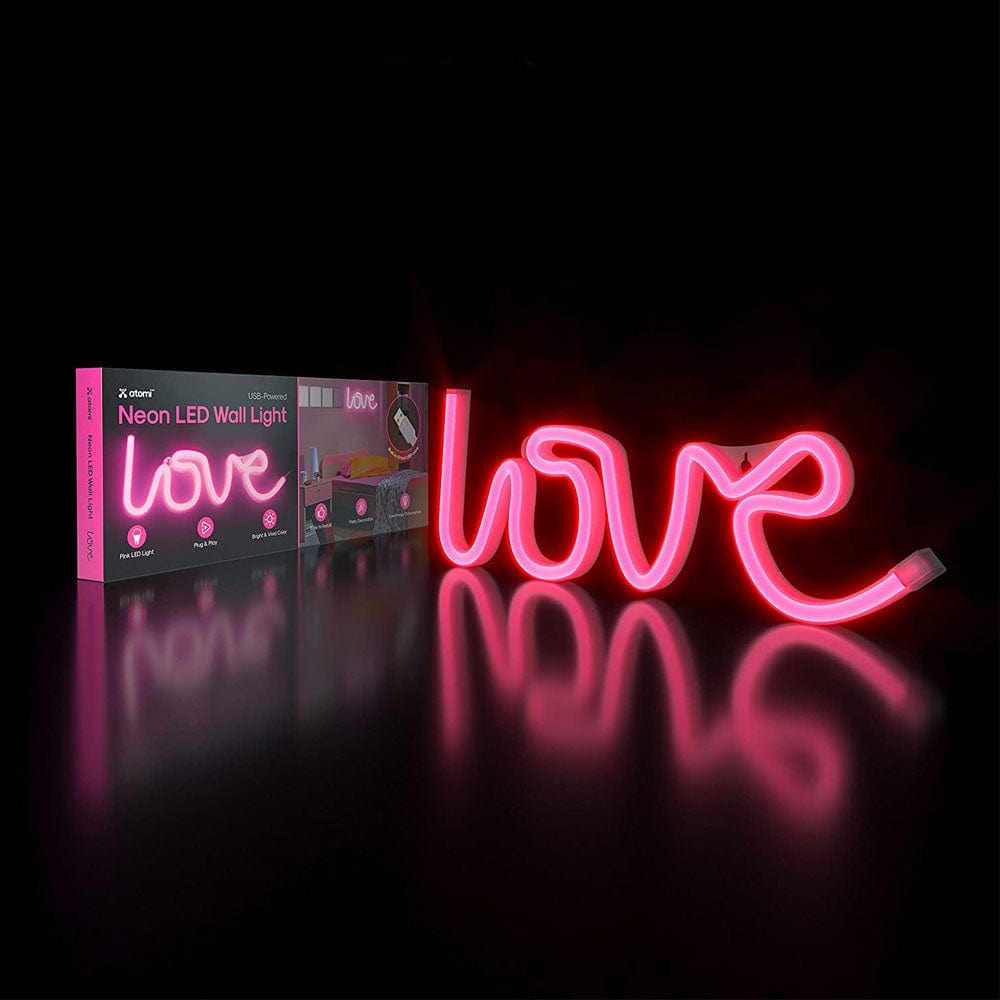 LOVE Neon LED Wall Light - Pink