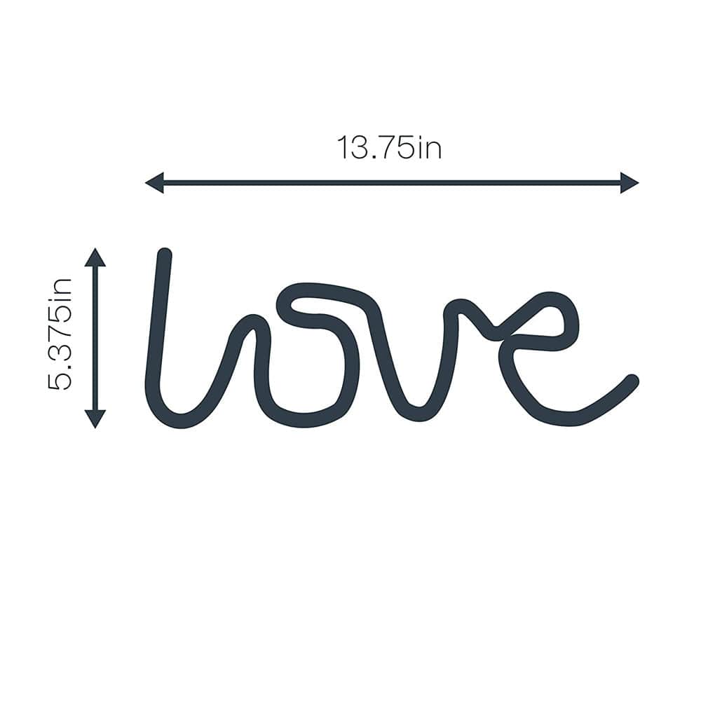 LOVE Neon LED Wall Light - Pink