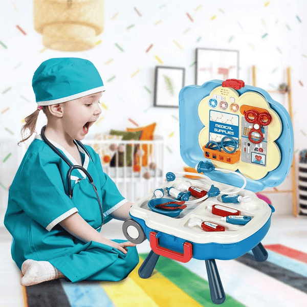 KIDS PLAY PRETEND MEDICAL PLAYSET WITH LIGHT & SOUND