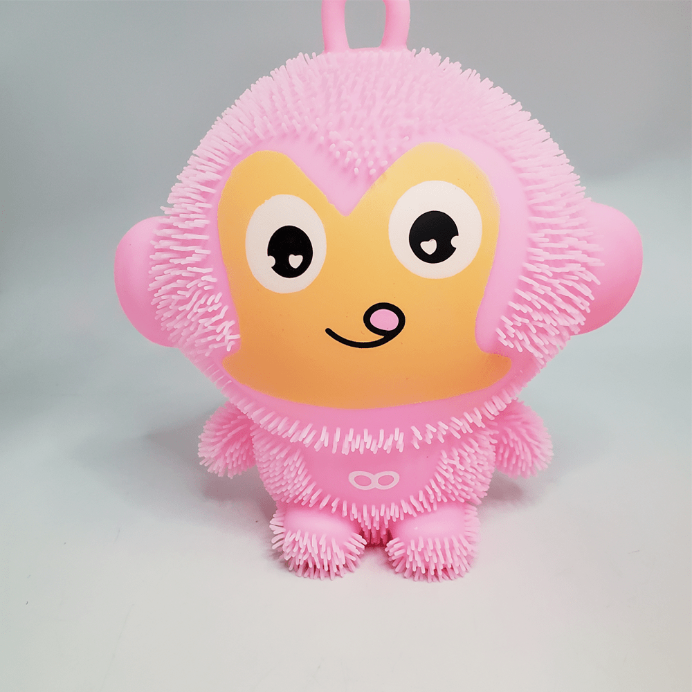 2 Pack Light Up Squishy Puffer Monkey