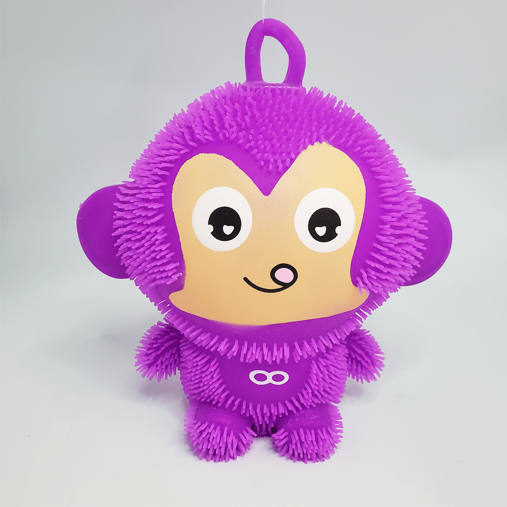 2 Pack Light Up Squishy Puffer Monkey