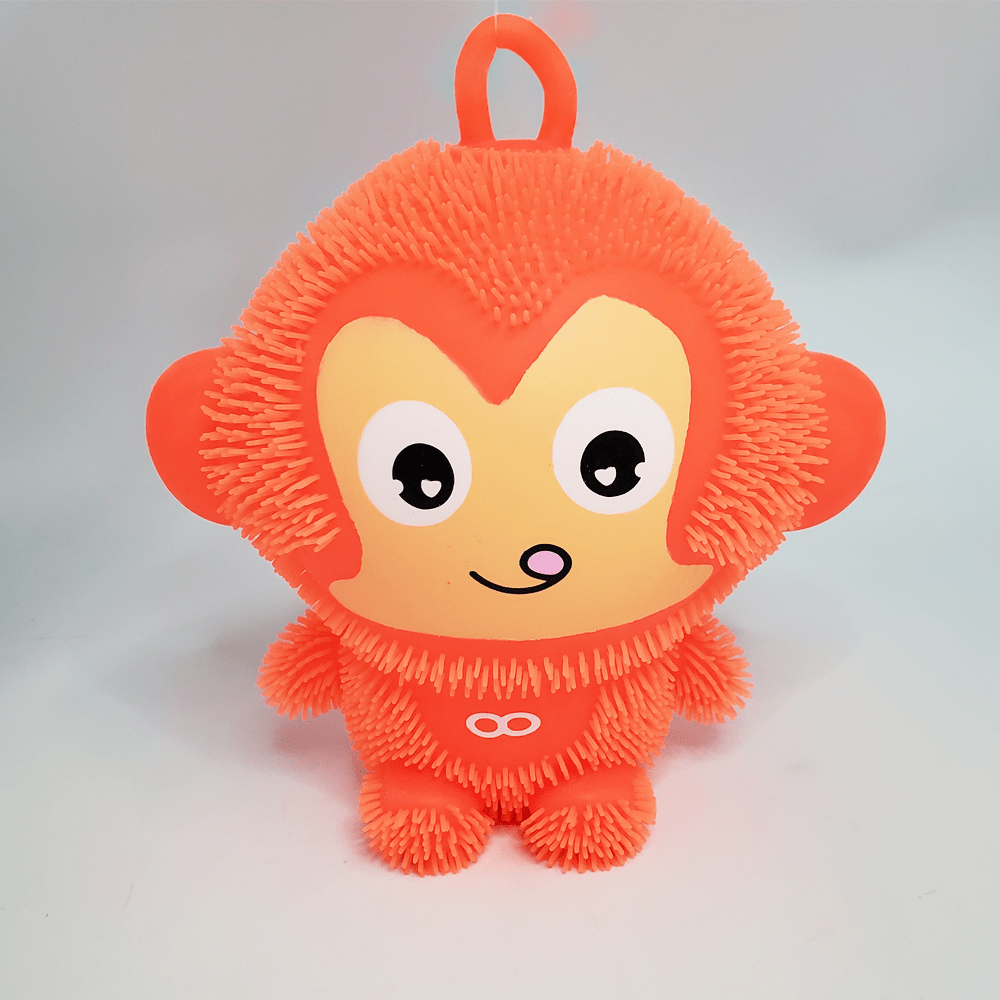 2 Pack Light Up Squishy Puffer Monkey