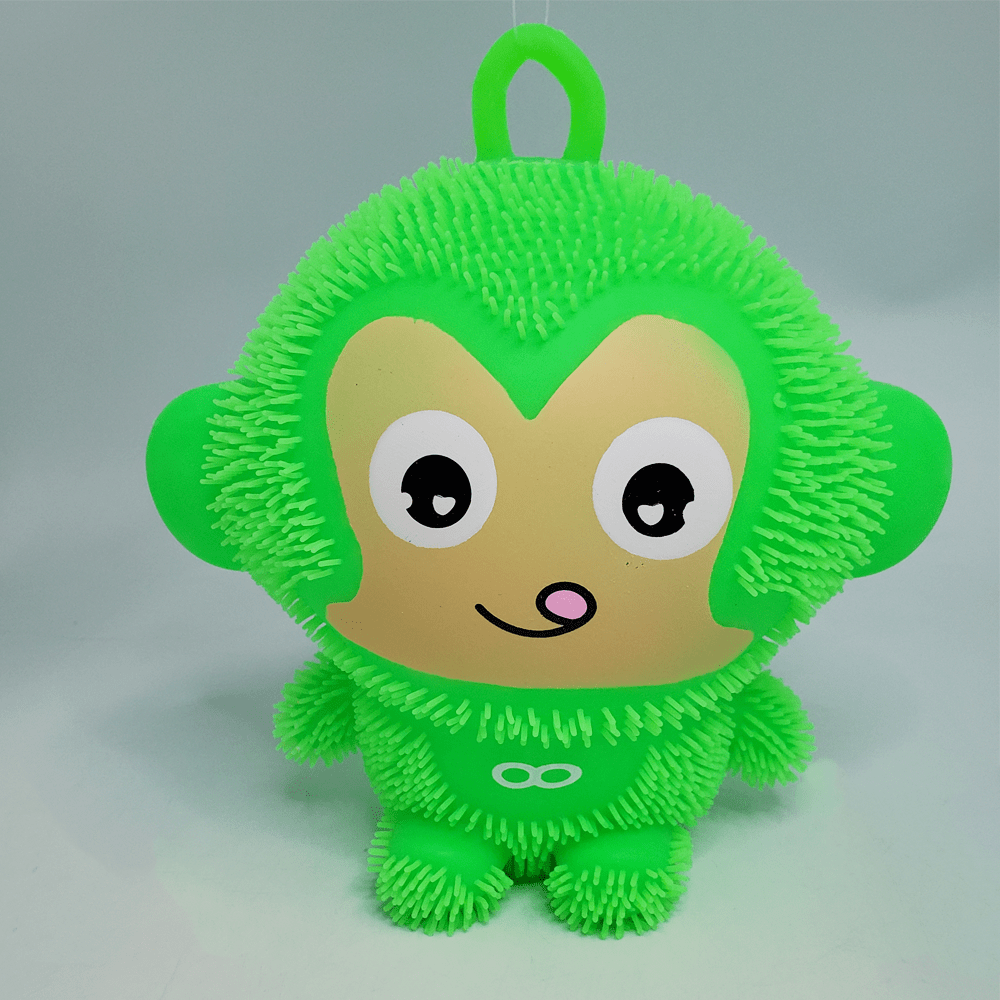 2 Pack Light Up Squishy Puffer Monkey