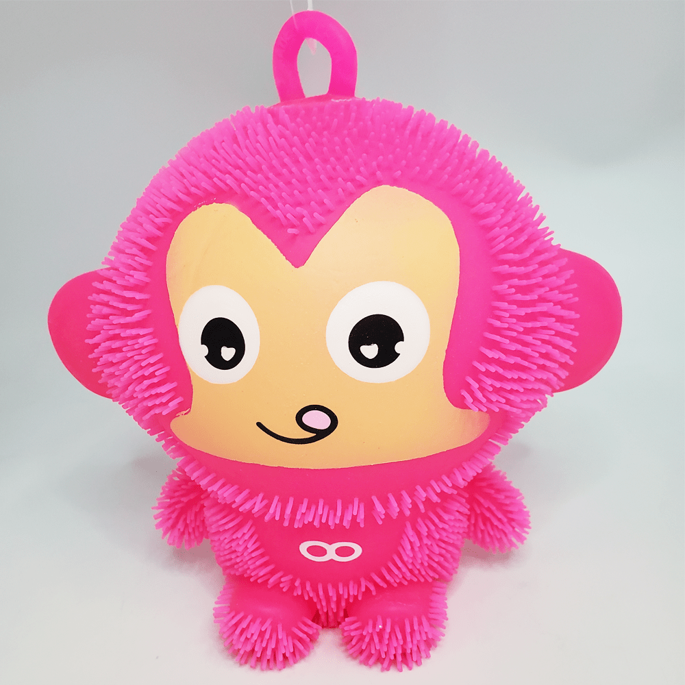 2 Pack Light Up Squishy Puffer Monkey