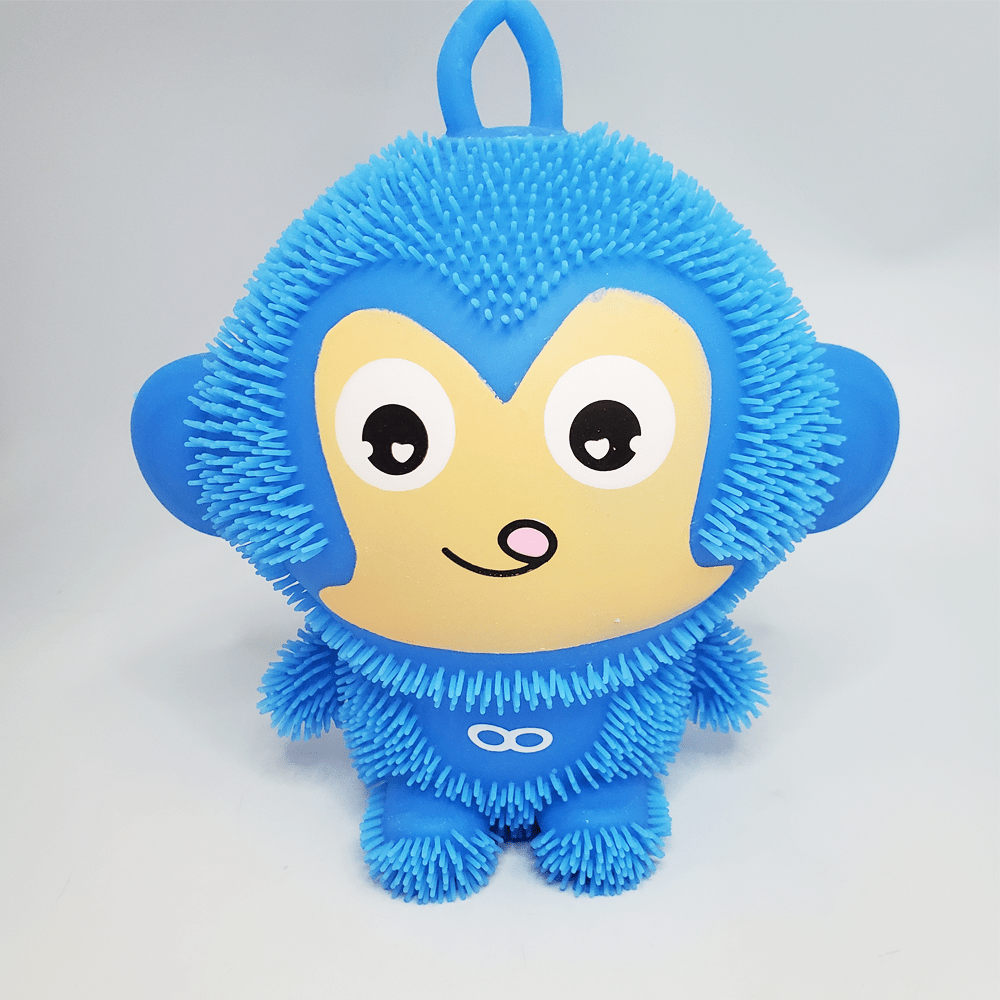 2 Pack Light Up Squishy Puffer Monkey