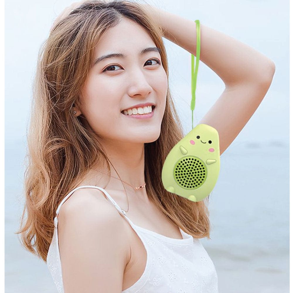 Cute Avocado Multifunctional Bluetooth Speaker with FM Radio, TF Card, USB Charger