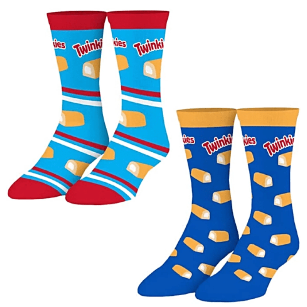 2 PAIRS UNISEX TWINKIES LICENSED CREW SOCKS