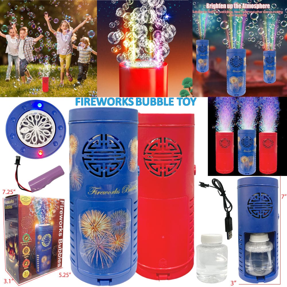 Fireworks Bubble Machine - 2 Colors Available
