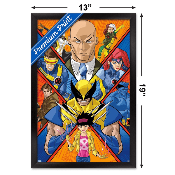 Licensed Marvel Comics X-Men Framed Wall Art, 19"x13"