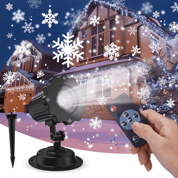 Outdoor Christmas Snowflake Projection Light