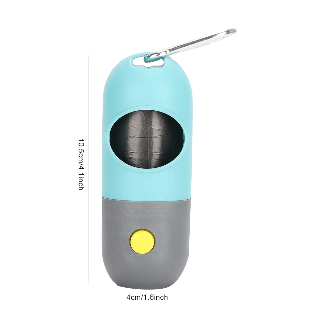 4 Pack Pet Waste Bag Dispenser with Built-in Flashlight