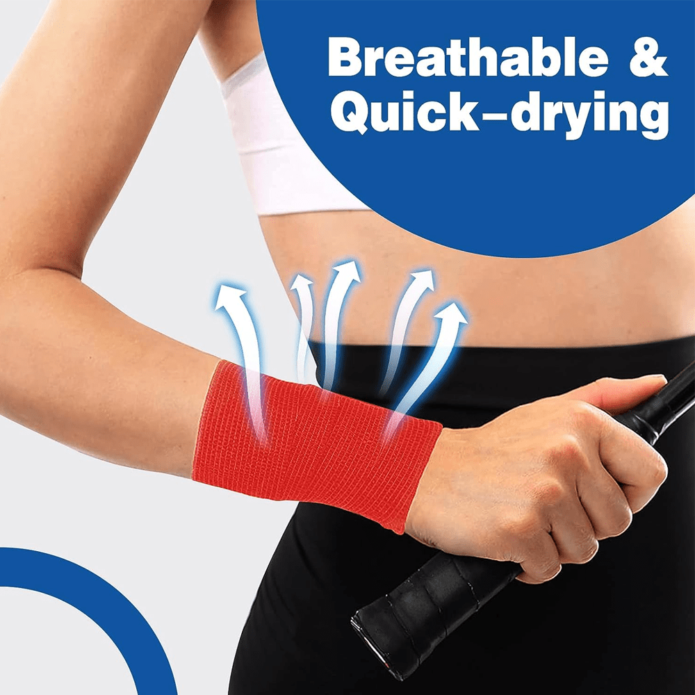 12 Rolls 5 Yards Self-Adhesive Bandage Wrap - Versatile and Convenient First Aid Solution