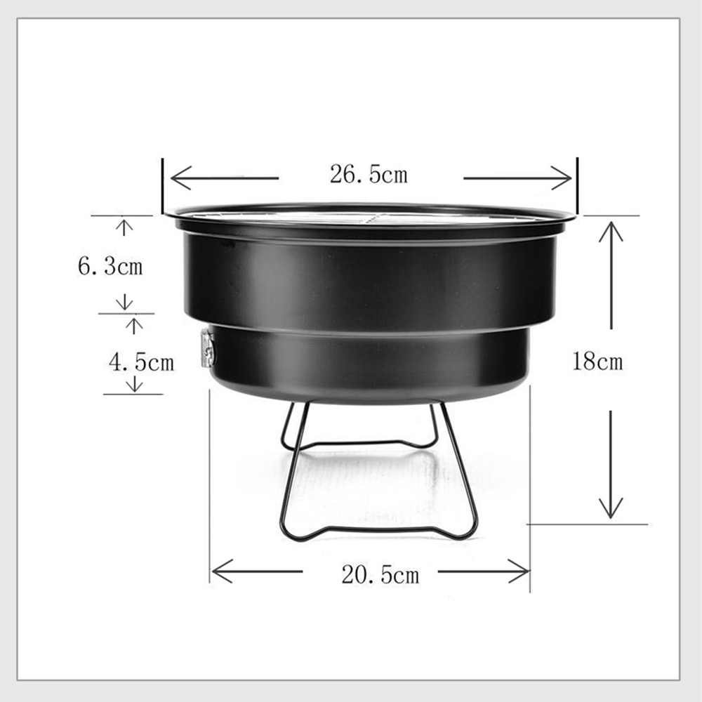 Portable BBQ Grill With Cooler Bag