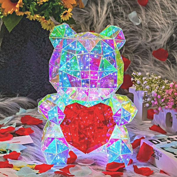 Holographic Luminous Light-up Teddy Bear