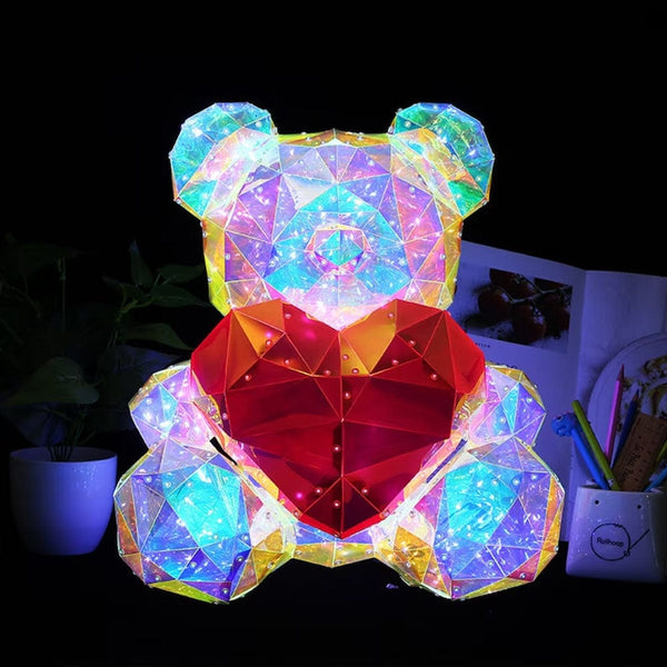 Holographic Luminous Light-up Teddy Bear