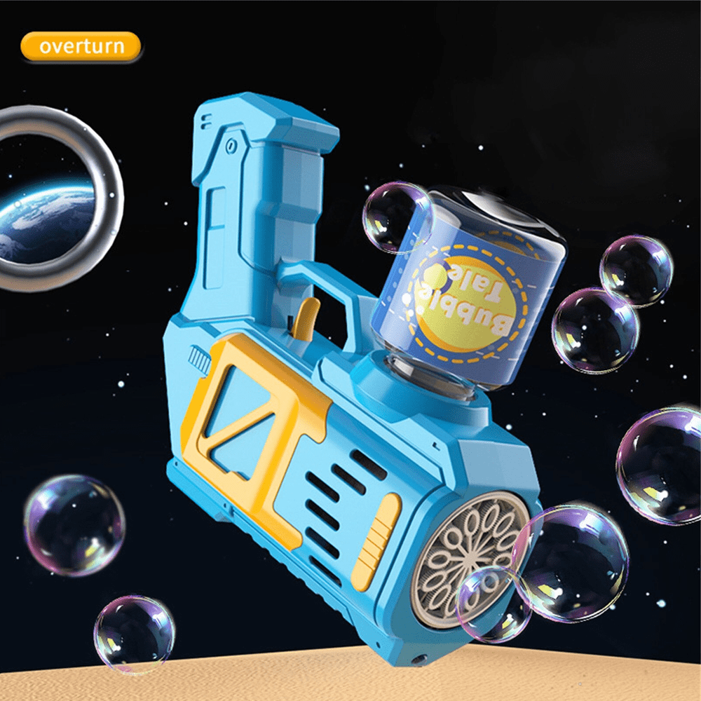 2 Pack Automatic LED Light Up Bubble Guns