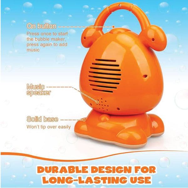 Puppy Bubble Machine for Kids Automatic Bubble Blower with Music & Lights Outdoor Toy