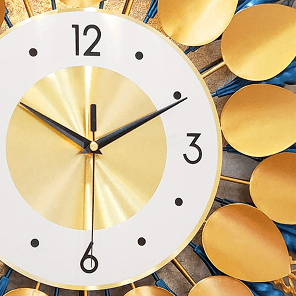 Starburst Creative Luxurious Designed 3D Metal Wall Clock