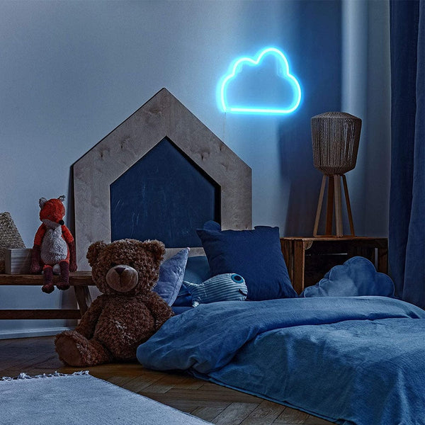 Blue Cloud Neon LED Wall Light