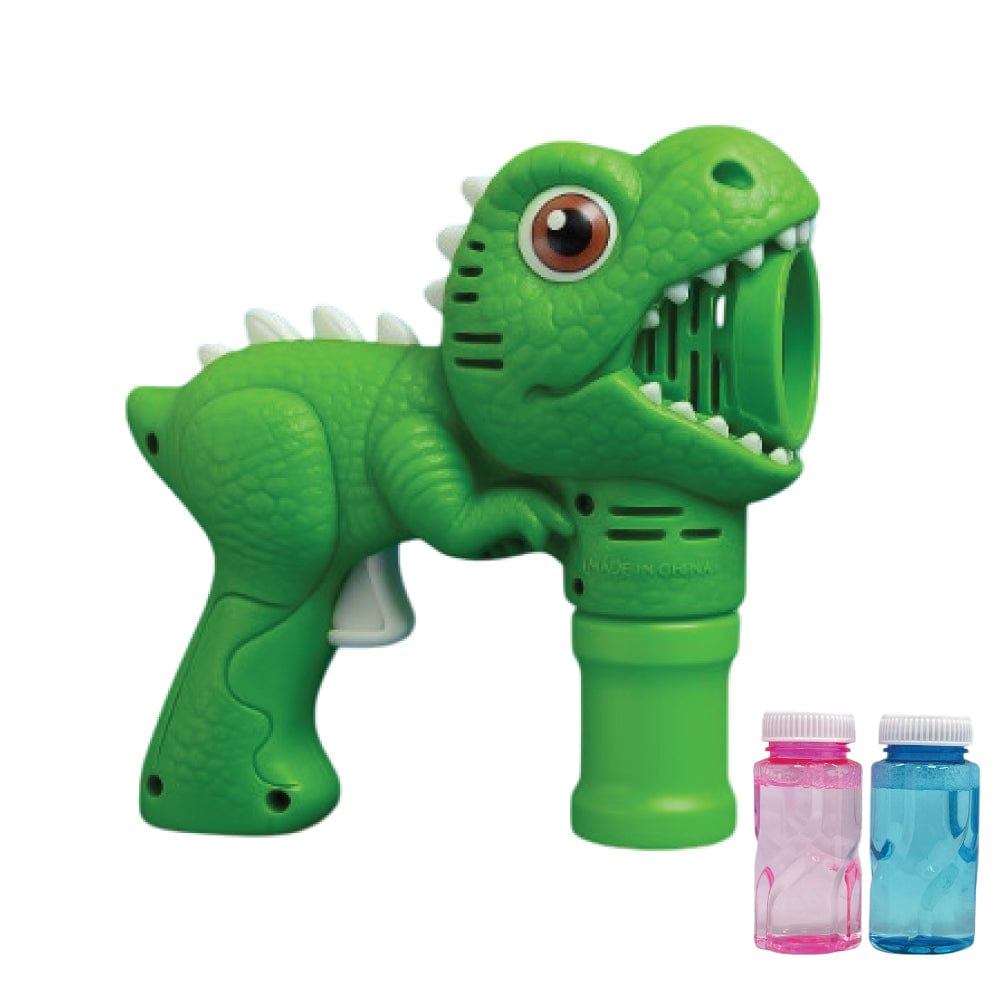 2PCS 10 Holes Small Dinosaur Bubble Gun , Children Automatic Bubble  toys,  toys for Boys and Girls  Gifts