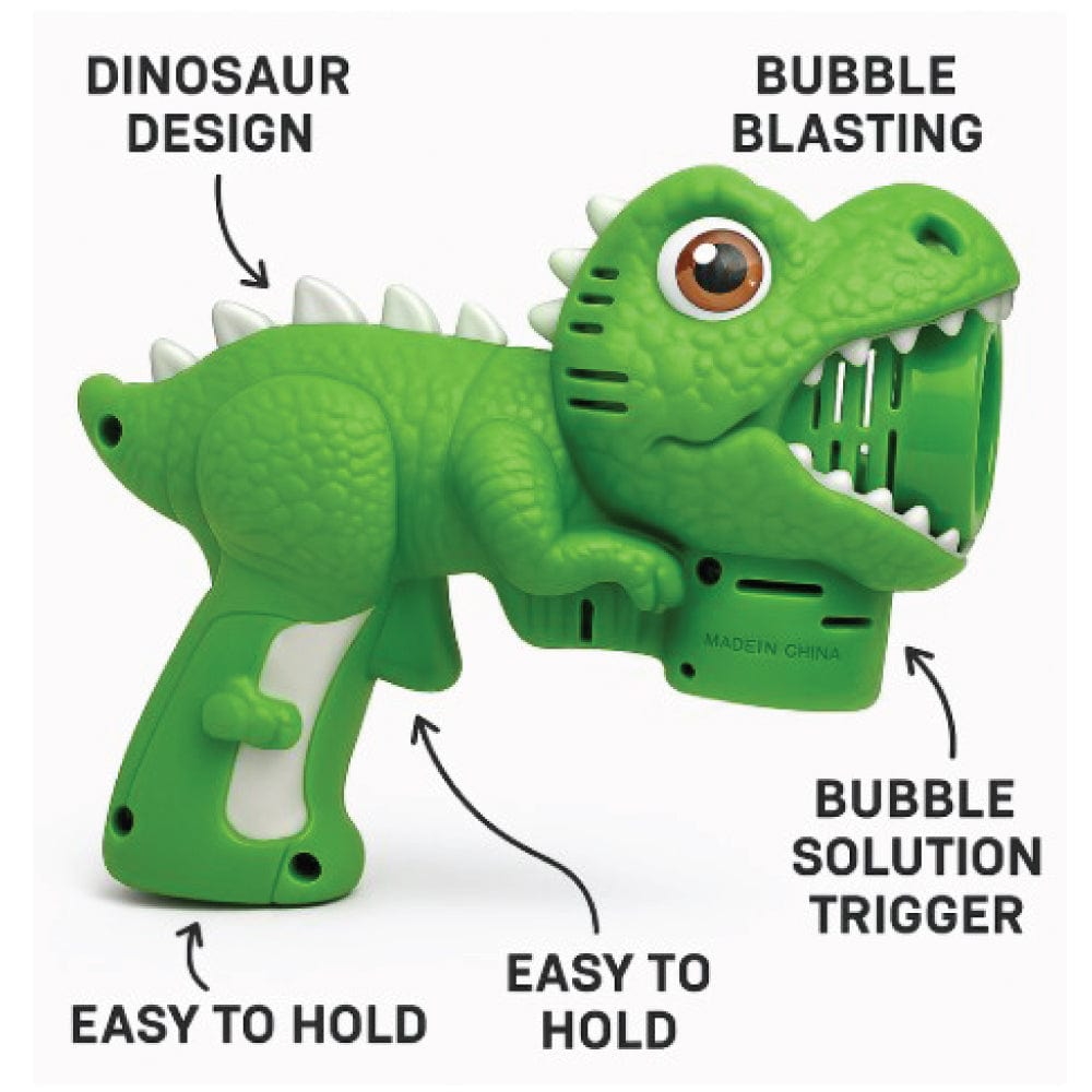 2PCS 10 Holes Small Dinosaur Bubble Gun , Children Automatic Bubble  toys,  toys for Boys and Girls  Gifts