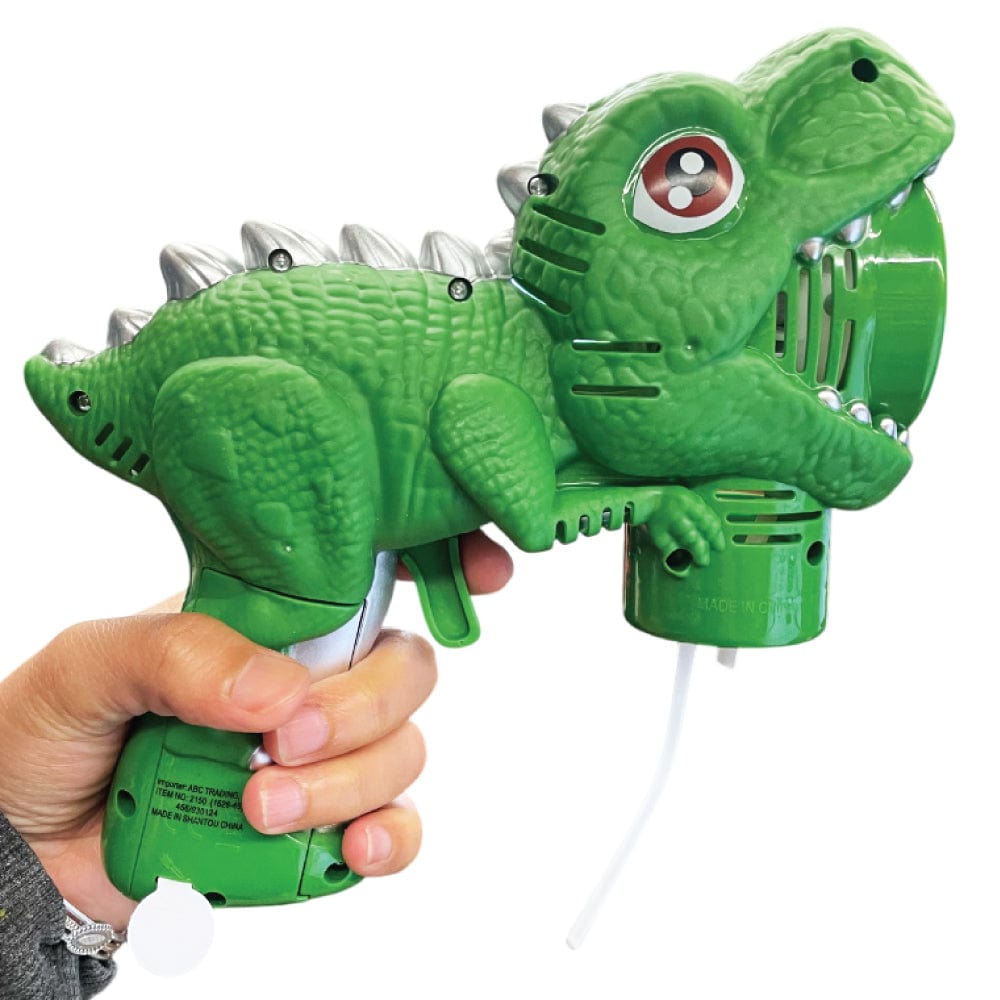 2PCS 10 Holes Small Dinosaur Bubble Gun , Children Automatic Bubble  toys,  toys for Boys and Girls  Gifts