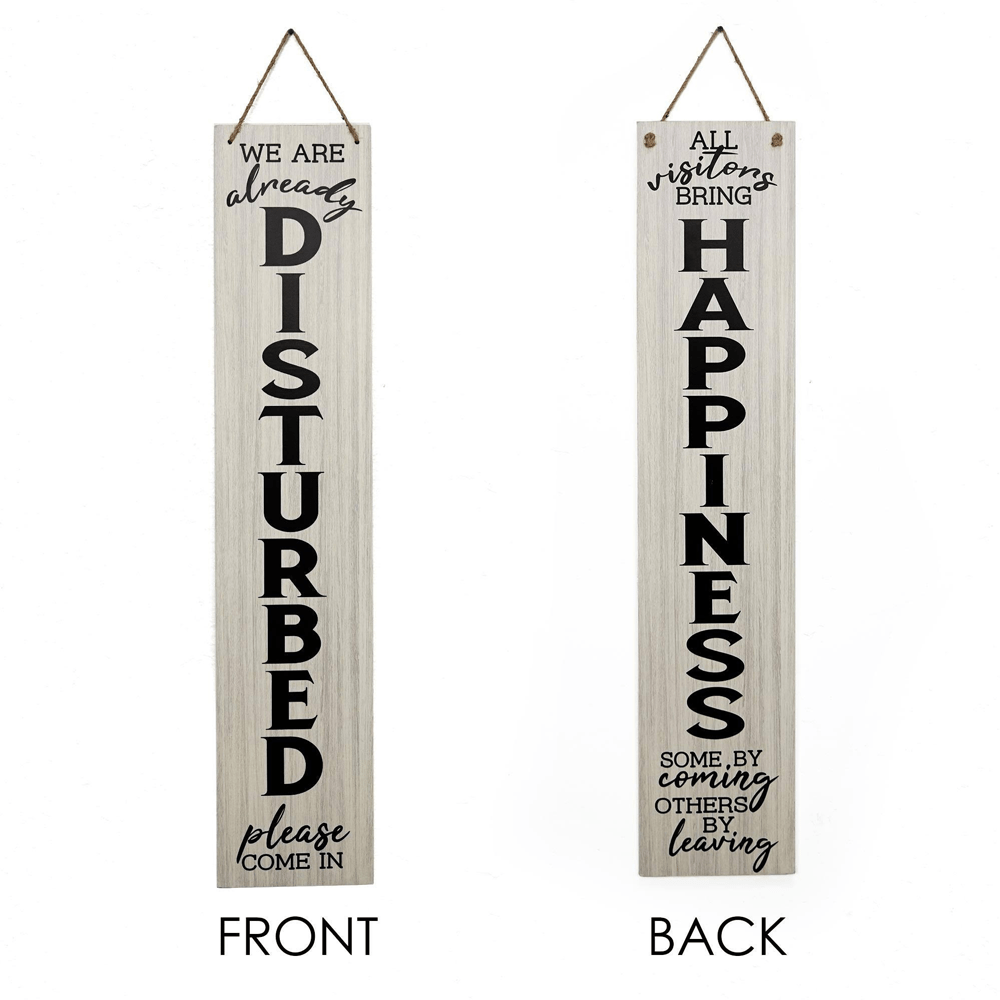 Double-sided Hanging and Leaning Wall Sign